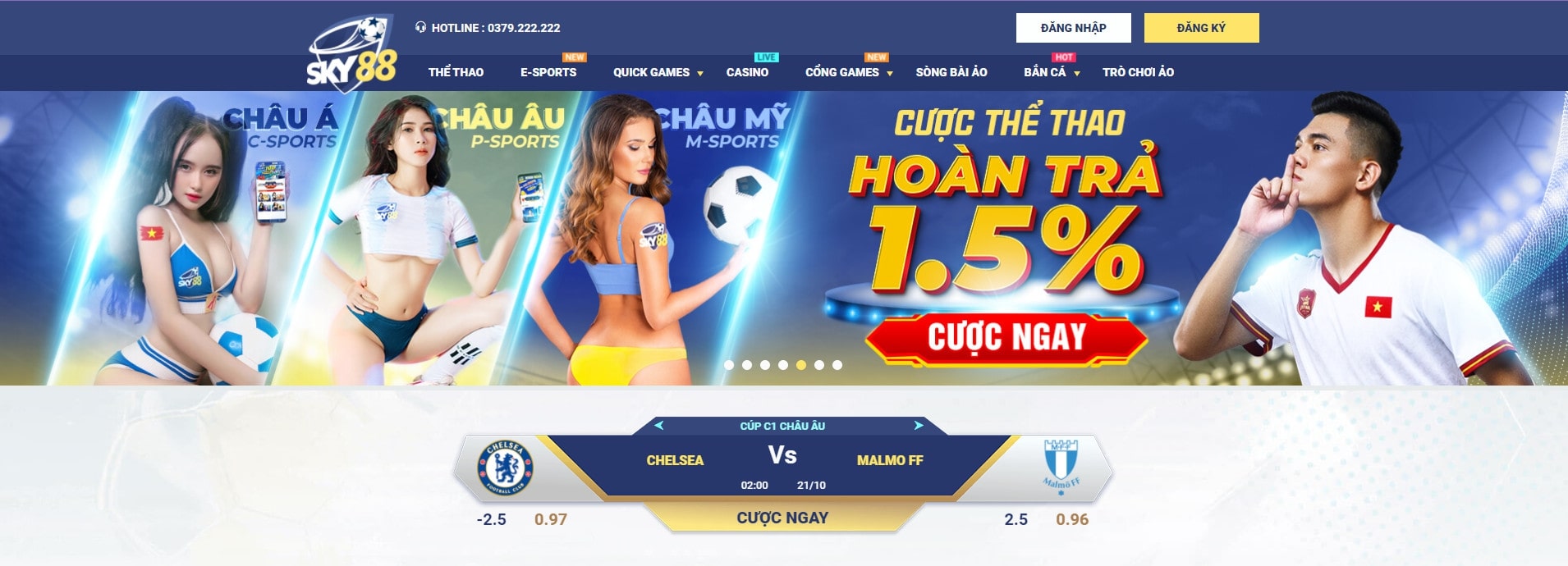 Hệ thống giải trí trực tuyến Sky8 – Chơi thả ga, săn tiền cực đã