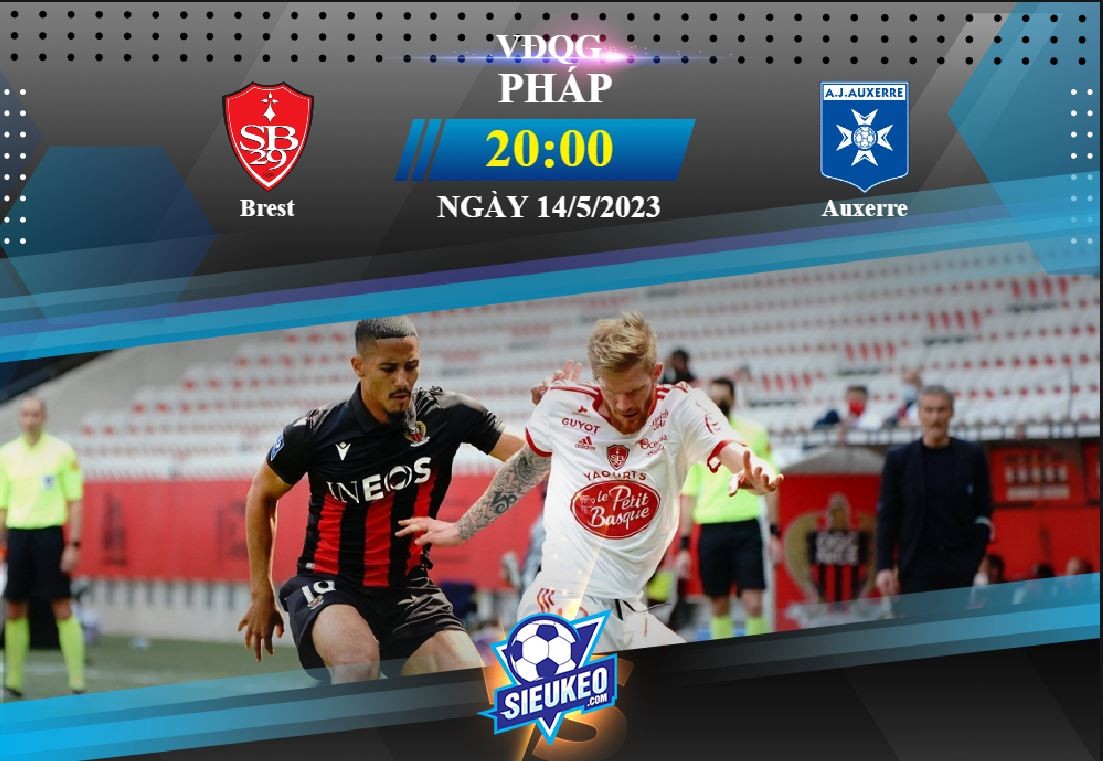 Soi kèo bóng đá Brest vs Auxerre 20h00 ngày 14/05/2023: Hiểm địa Francis-Le Ble