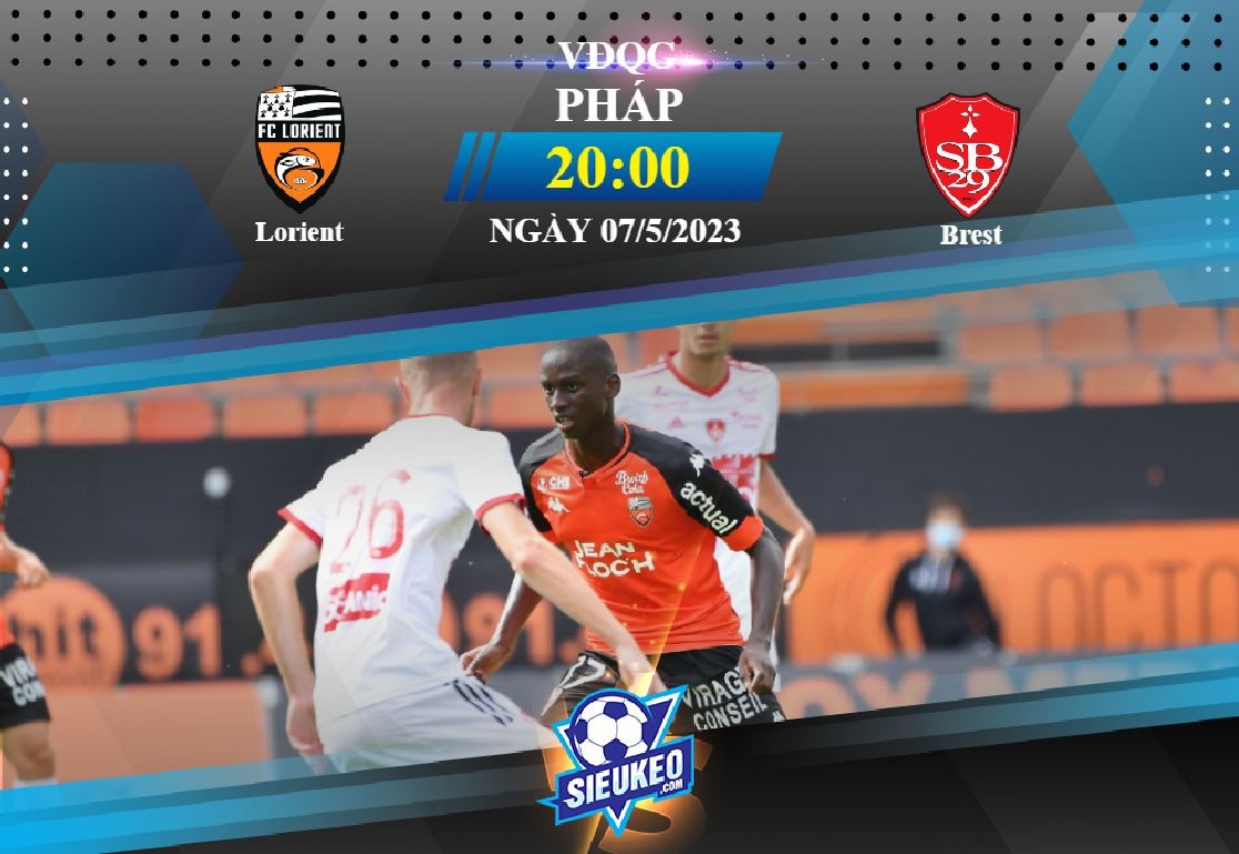 Soi kèo bóng đá Lorient vs Brest 20h00 ngày 07/05/2023: Sáng cửa kèo dưới