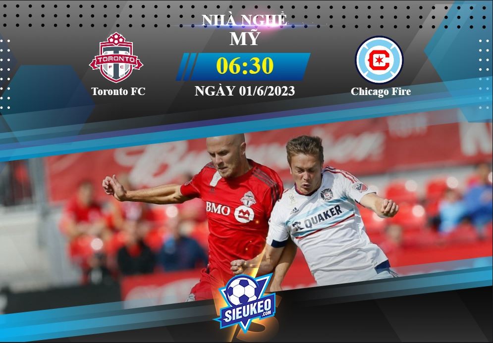 Soi kèo bóng đá Toronto vs Chicago Fire 06h30 ngày 01/06/2023: Hài lòng 1 điểm