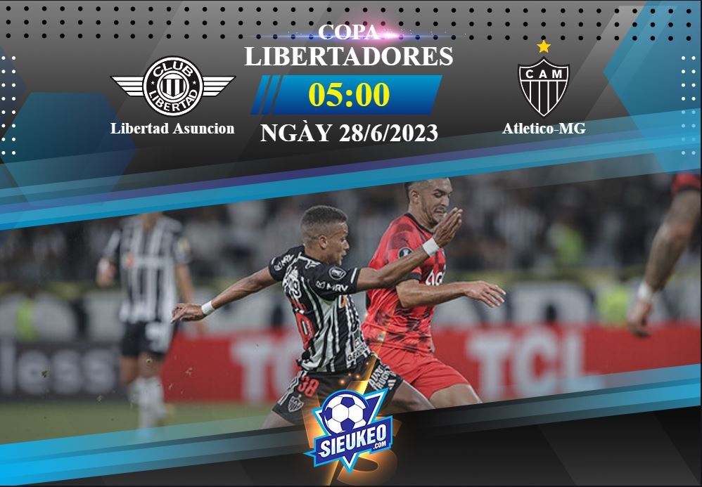 Soi kèo bóng đá Libertad Asuncion vs Atletico-MG 05h00 ngày 28/06/2023: Đội khách lấn lướt