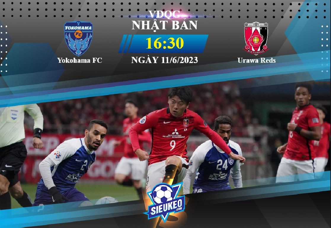 Soi kèo bóng đá Yokohama FC vs Urawa Reds 16h30 ngày 11/06/2023: Sân nhà khó tựa