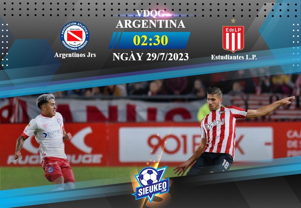 Soi kèo bóng đá Argentinos Jrs vs Estudiantes L.P. 02h30 ngày 29/07/2023: Khó phân cao thấp