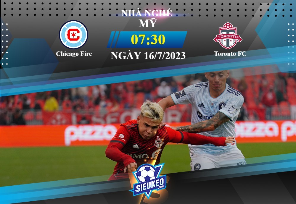 Soi kèo bóng đá Chicago Fire vs Toronto FC 07h30 ngày 16/07/2023: Nối dài mạch thua