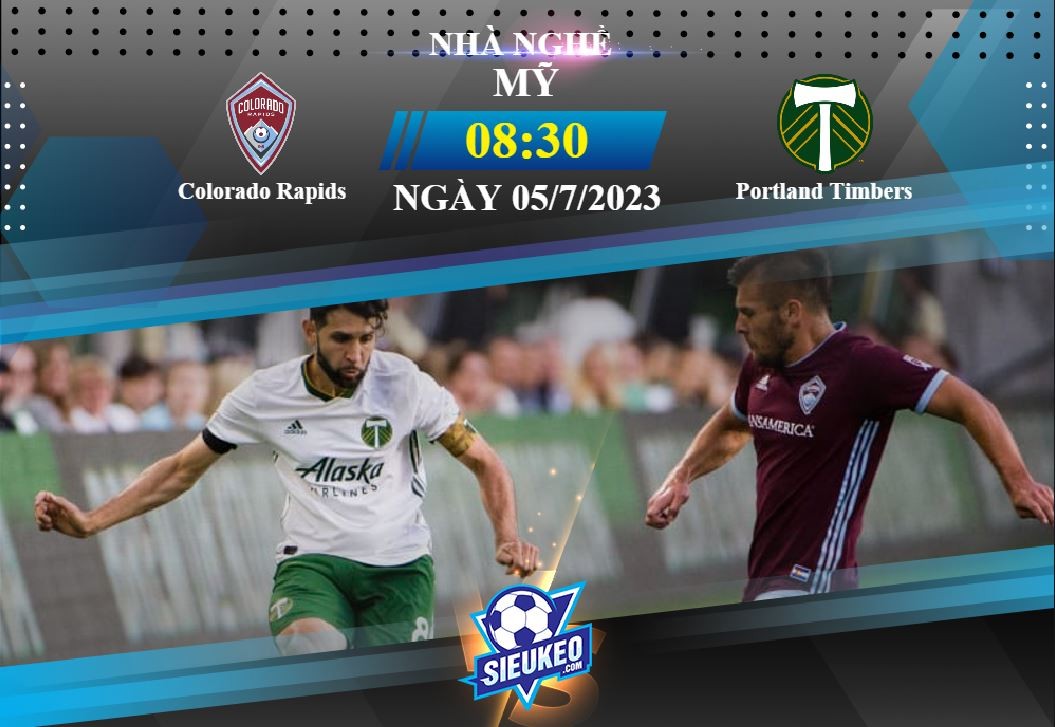 Soi kèo bóng đá Colorado Rapids vs Portland Timbers 08h30 ngày 05/07/2023: Run rẩy đón khách