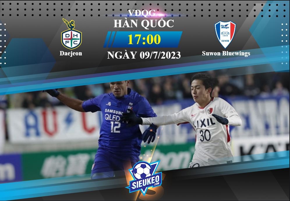 Soi kèo bóng đá Daejeon vs Suwon Bluewings 17h00 ngày 09/07/2023: Ra về tay trắng