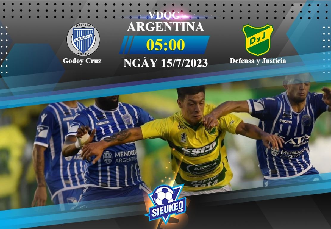 Soi kèo bóng đá Godoy Cruz vs Defensa y Justicia 05h00 ngày 15/07/2023: Thắng bại khó phân