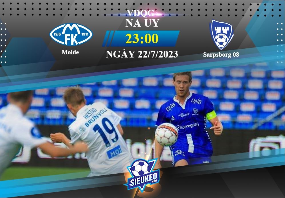 Soi kèo bóng đá Molde vs Sarpsborg 08 23h00 ngày 22/07/2023: Khó ngăn chủ nhà