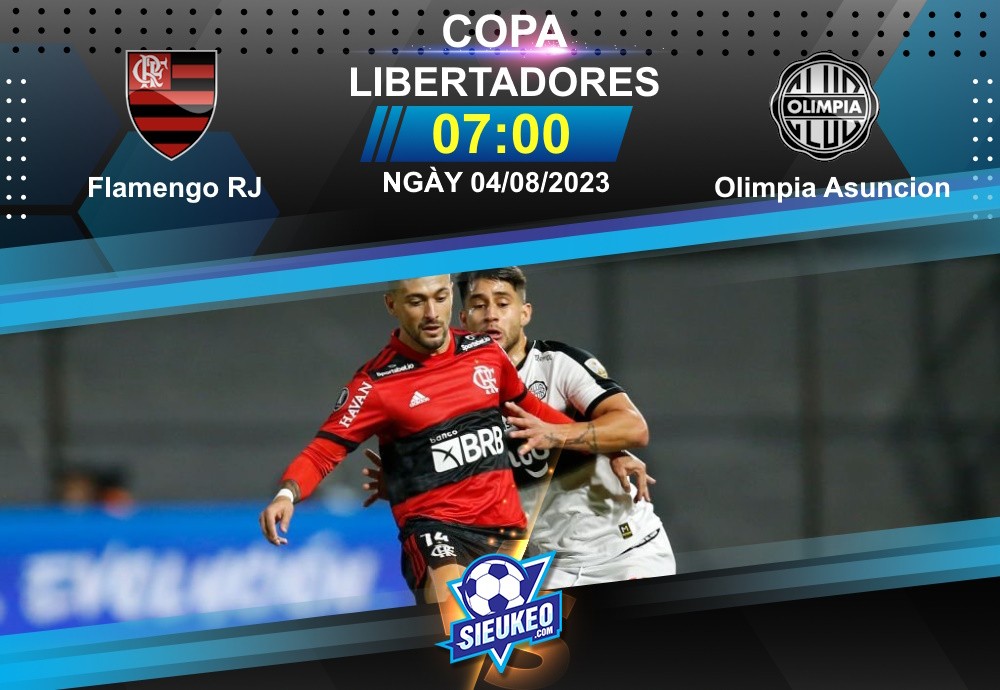 Soi kèo bóng đá Flamengo vs Olimpia Asuncion 07h00 ngày 04/08/2023: Đẳng cấp nhà Vua