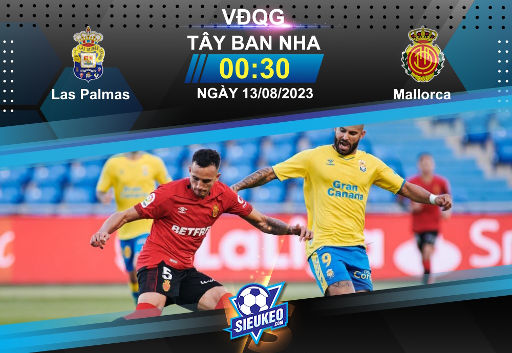 Soi kèo bóng đá Las Palmas vs Mallorca 00h30 ngày 13/08/2023: Thế trận chặt chẽ