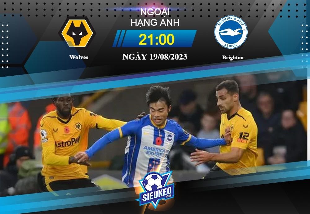 Soi kèo bóng đá Wolves vs Brighton 21h00 ngày 19/08/2023: Tranh tài hấp dẫn