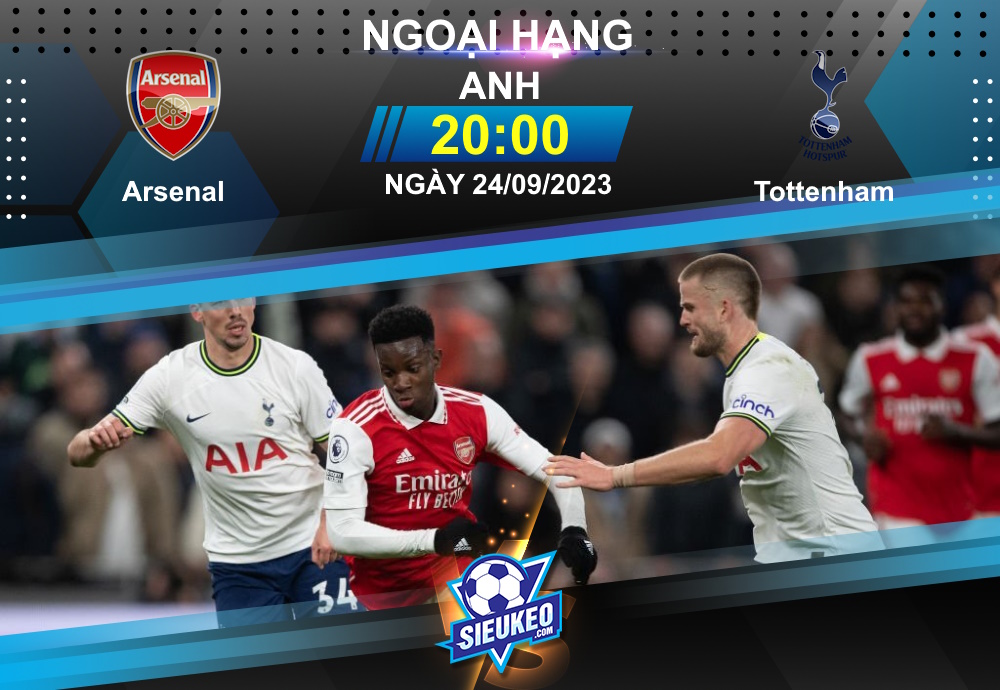 Soi kèo bóng đá Arsenal vs Tottenham 20h00 ngày 24/09/2023: Bắc London rực lửa