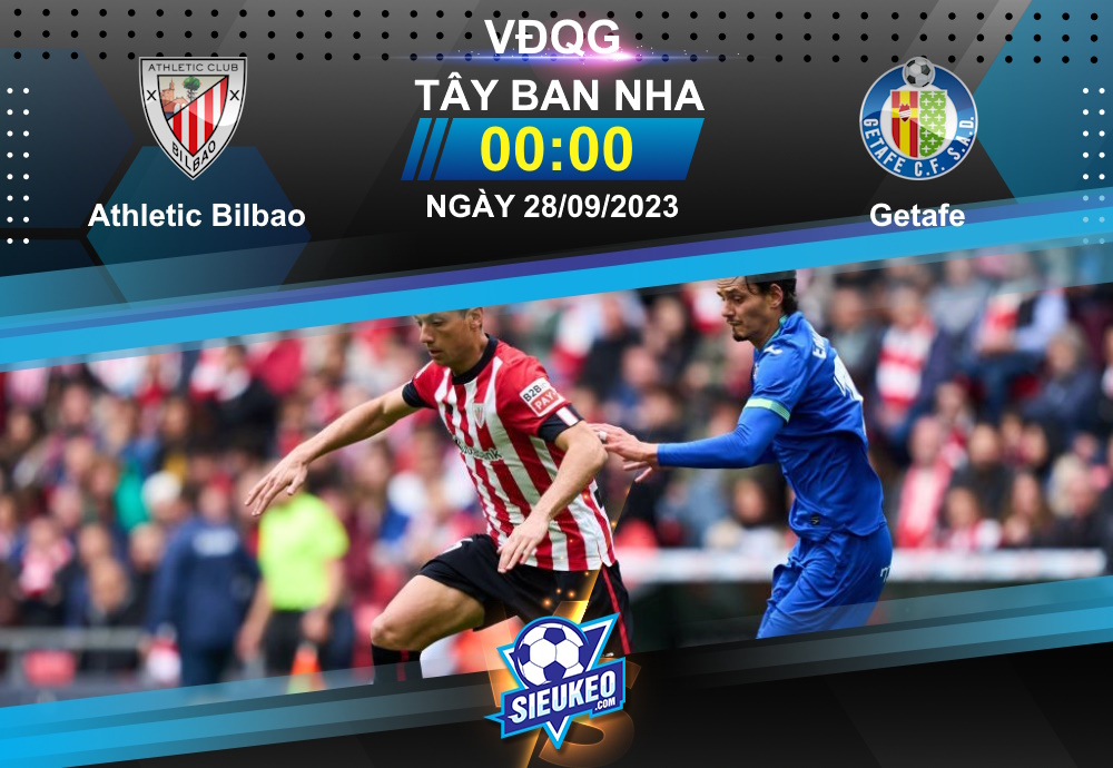 Soi kèo bóng đá Athletic Bilbao vs Getafe 00h00 ngày 28/09/2023: Xứ Basque trọn niềm vui