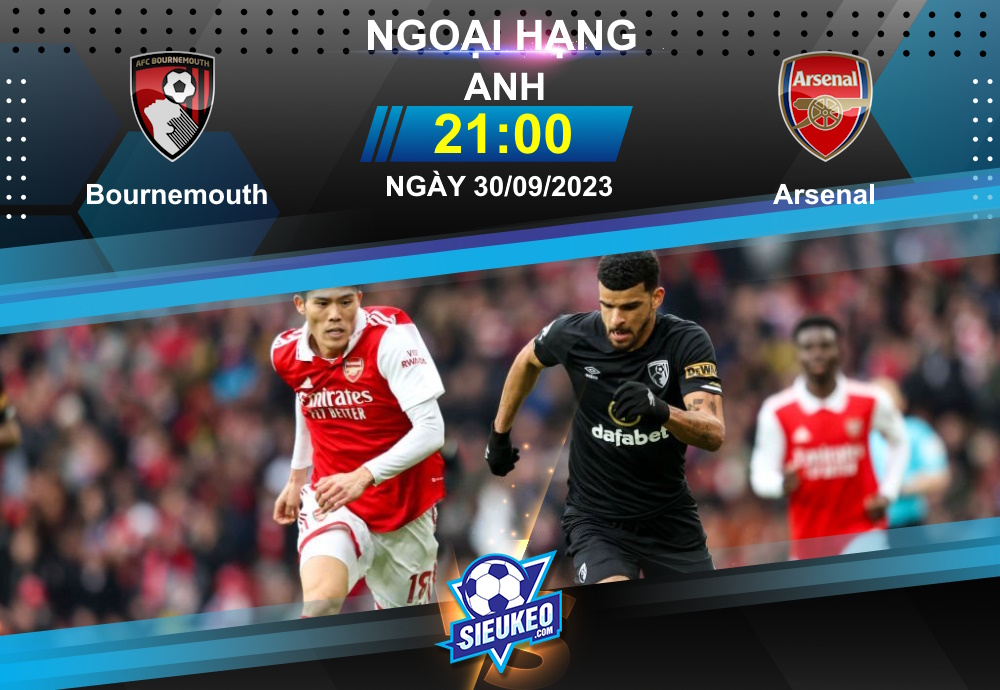 Soi kèo bóng đá Bournemouth vs Arsenal 21h00 ngày 30/09/2023: Vitality thất thủ