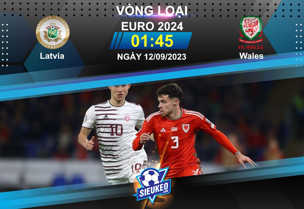 Soi kèo bóng đá Latvia vs Wales 01h45 ngày 12/09/2023: Không thể sảy chân