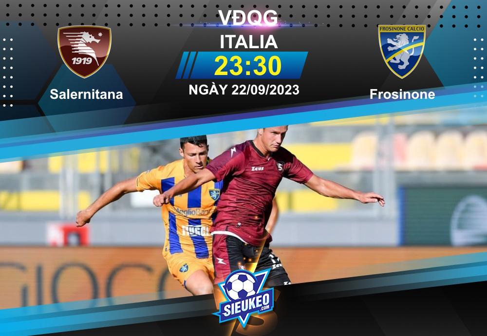 Soi kèo bóng đá Salernitana vs Frosinone 23h30 ngày 22/09/2023: Bất phân thắng bại