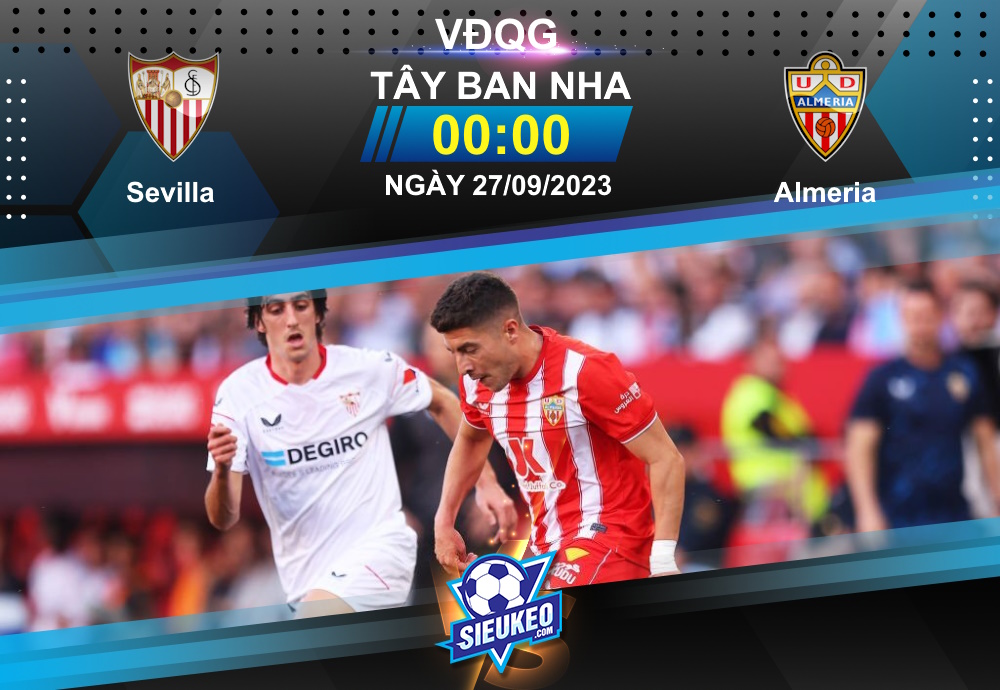 Soi kèo bóng đá Sevilla vs Almeria 00h00 ngày 27/09/2023: Cơ hội cho chủ nhà