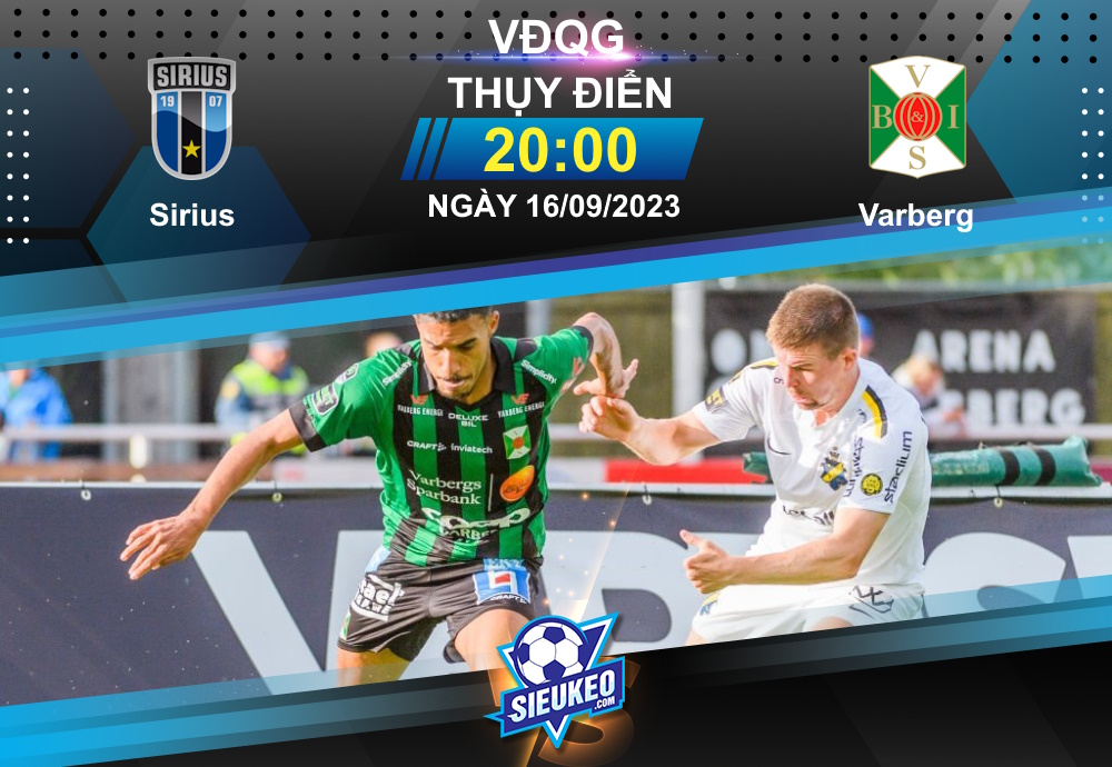 Soi kèo bóng đá Sirius vs Varberg 20h00 ngày 16/09/2023: Khách quyết có điểm