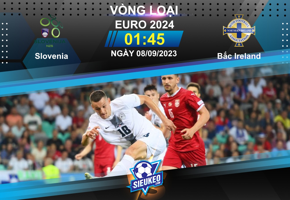 Soi kèo bóng đá Slovenia vs Bắc Ireland 01h45 ngày 08/09/2023: Chủ nhà đáng tin