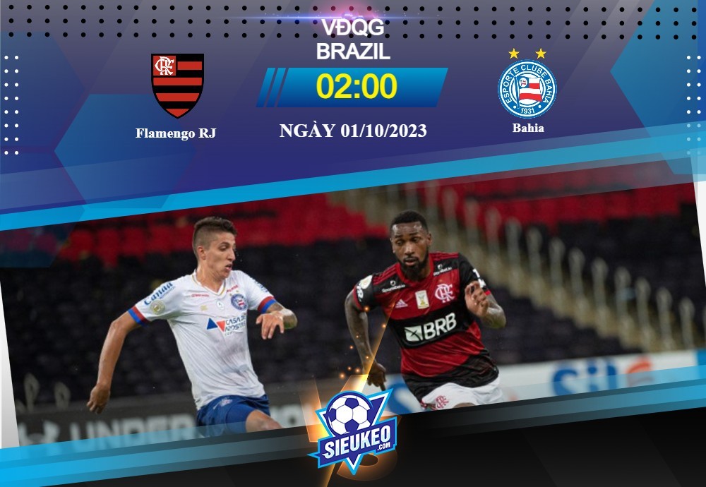 Soi kèo bóng đá Flamengo vs Bahia 02h00 ngày 01/10/2023: Của thiên trả địa