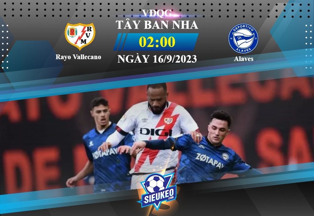 Soi kèo bóng đá Rayo Vallecano vs Alaves 02h00 ngày 16/09/2023: Tìm lại niềm vui