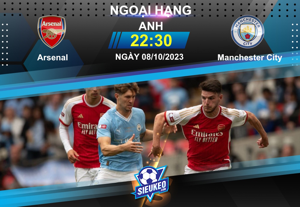 Soi kèo bóng đá Arsenal vs Manchester City 22h30 ngày 08/10/2023: Trận cầu đầy toan tính