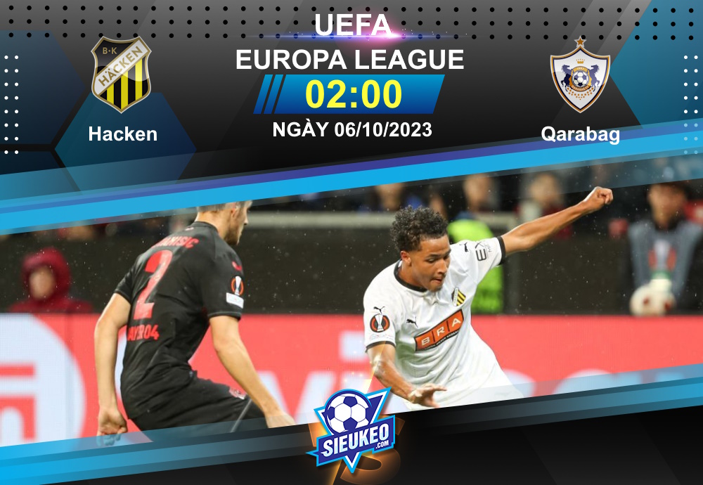 Soi kèo bóng đá Hacken vs Qarabag 02h00 ngày 06/10/2023: Khách có điểm