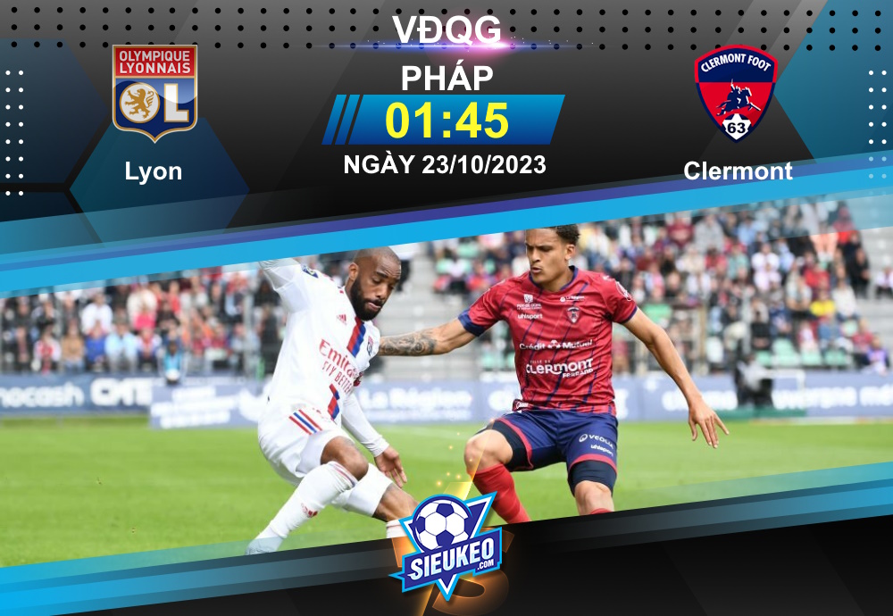 Soi kèo bóng đá Lyon vs Clermont 01h45 ngày 23/10/2023: Những người cùng khổ