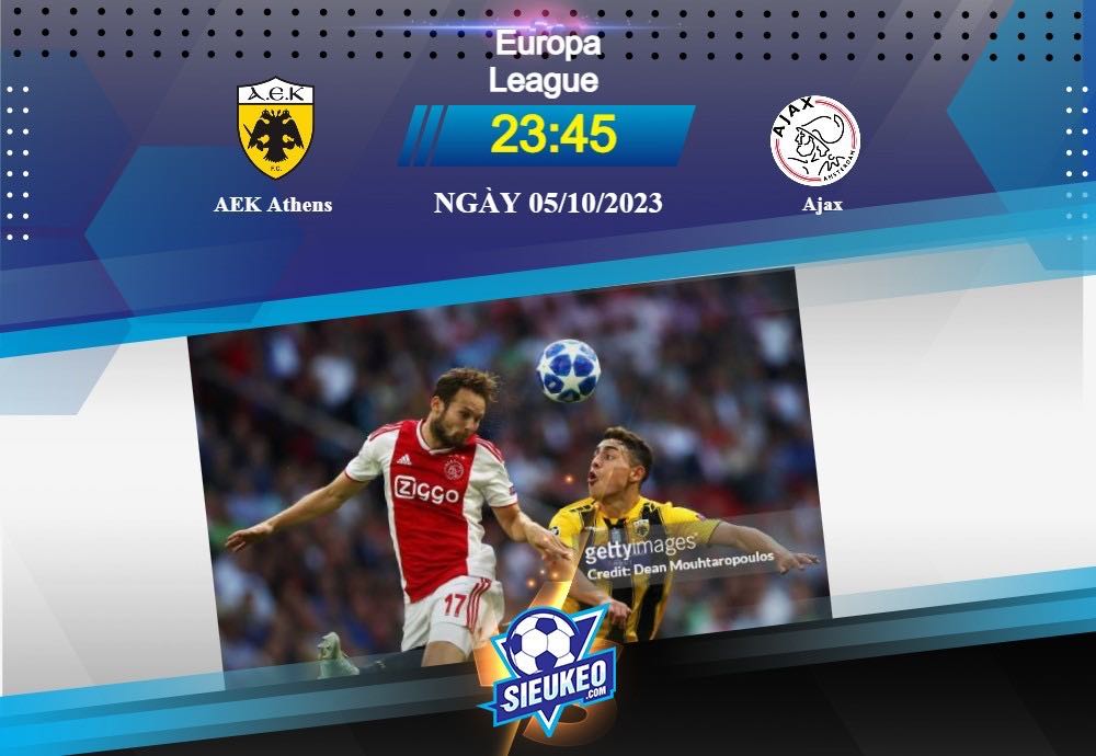 Soi kèo bóng đá AEK Athens FC vs Ajax 23h45 ngày 05/10/2023: Đế chế sụp đổ