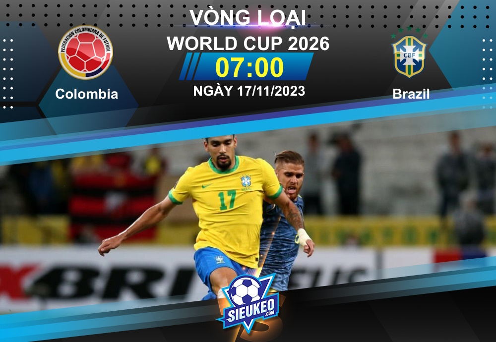 Soi kèo bóng đá Colombia vs Brazil 07h00 ngày 17/11/2023: Điệu Samba lạc nhịp