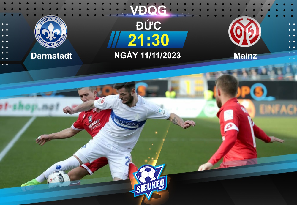 Soi kèo bóng đá Darmstadt vs Mainz 21h30 ngày 11/11/2023: Tự tin trở lại