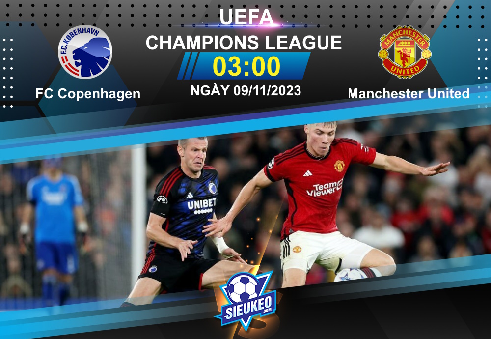 Soi kèo bóng đá FC Copenhagen vs Manchester United 03h00 ngày 09/11/2023: Thoát hiểm tại Parken