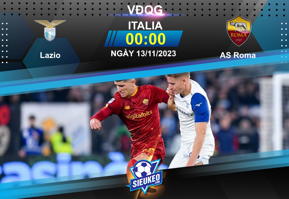 Soi kèo bóng đá Lazio vs AS Roma 00h00 ngày 13/11/2023: Derby rực lửa