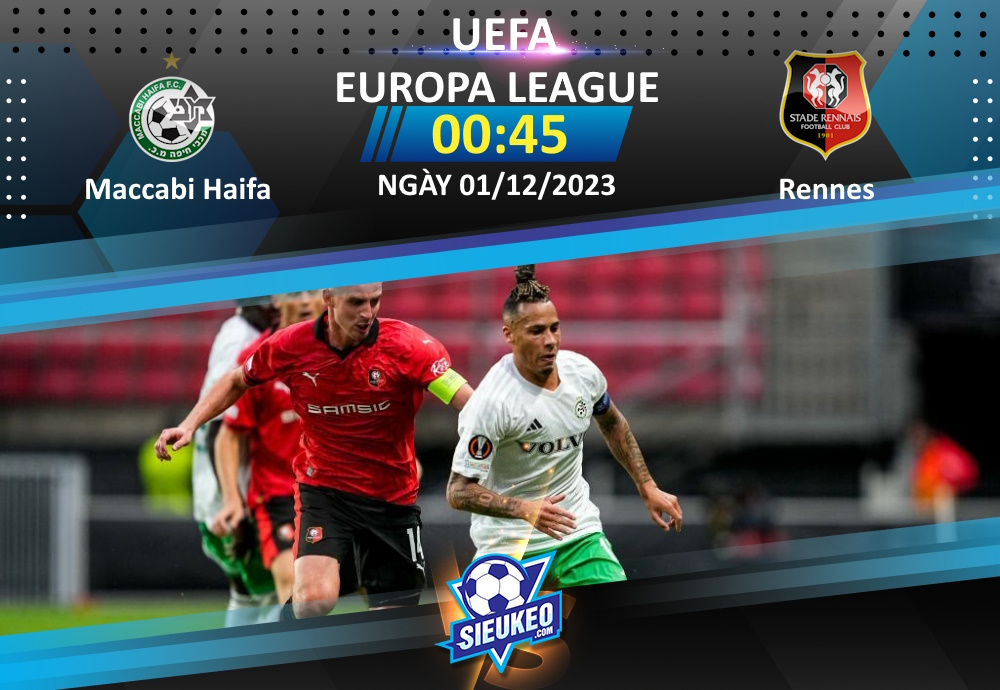 Soi kèo bóng đá Maccabi Haifa vs Rennes 00h45 ngày 01/12/2023: Cơ hội nào cho chủ nhà?