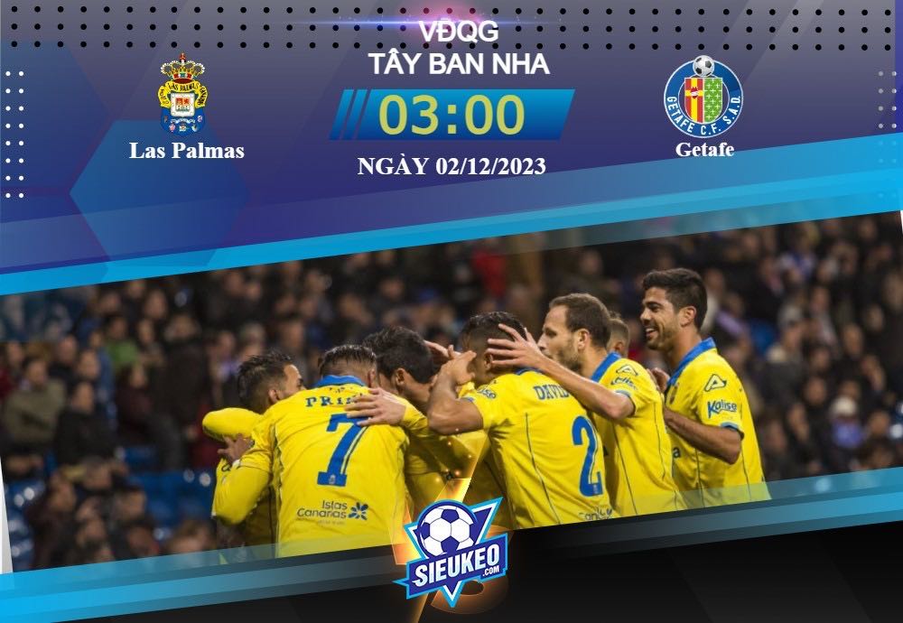 Soi kèo bóng đá Las Palmas vs Getafe 03h00 ngày 02/12/2023: Chớp lấy thời cơ