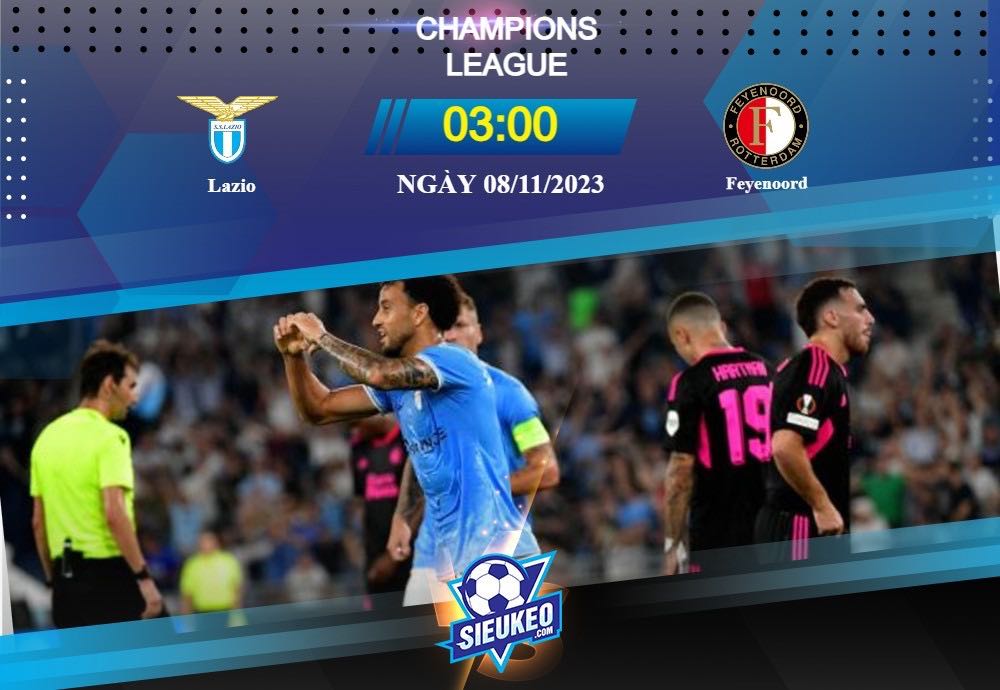 Soi kèo bóng đá Lazio vs Feyenoord 03h00 ngày 08/11/2023: Khó cho chủ nhà