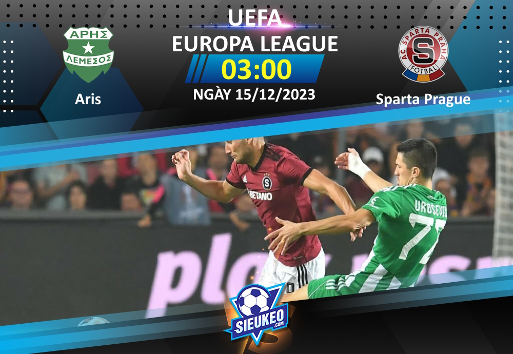 Soi kèo bóng đá Aris vs Sparta Prague 03h00 ngày 15/12/2023: Khách quyết tâm