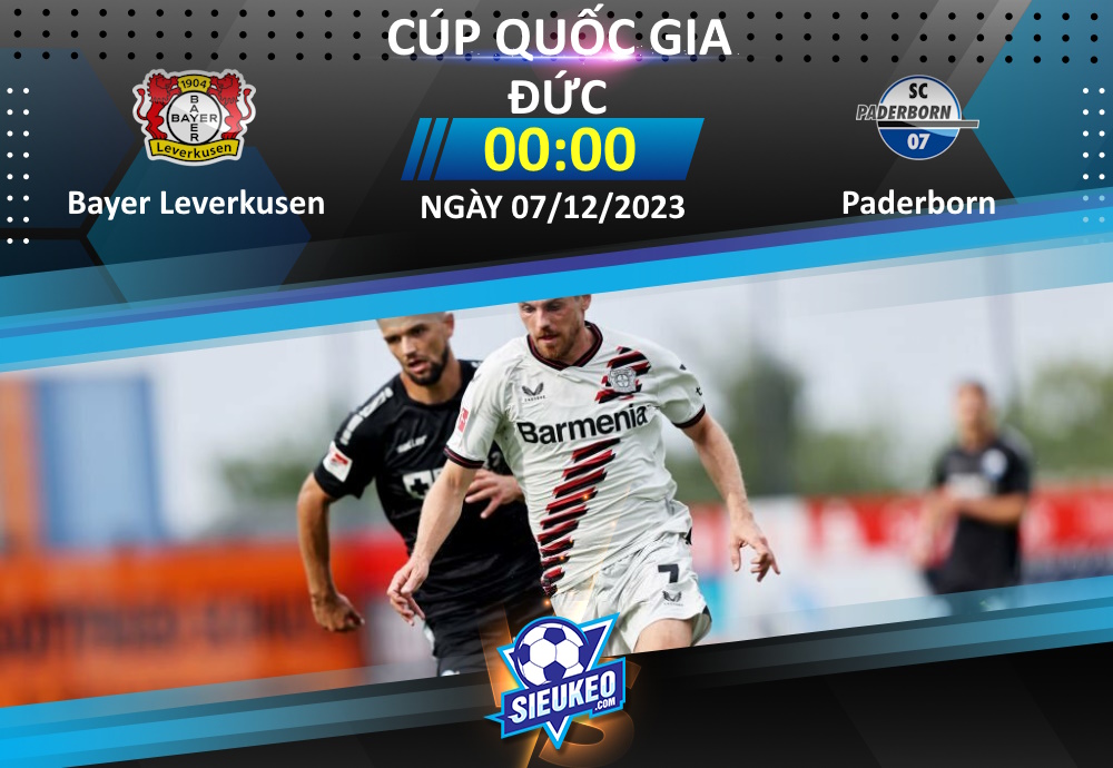 Soi kèo bóng đá Bayer Leverkusen vs Paderborn 00h00 ngày 07/12/2023: Chủ nhà thăng hoa