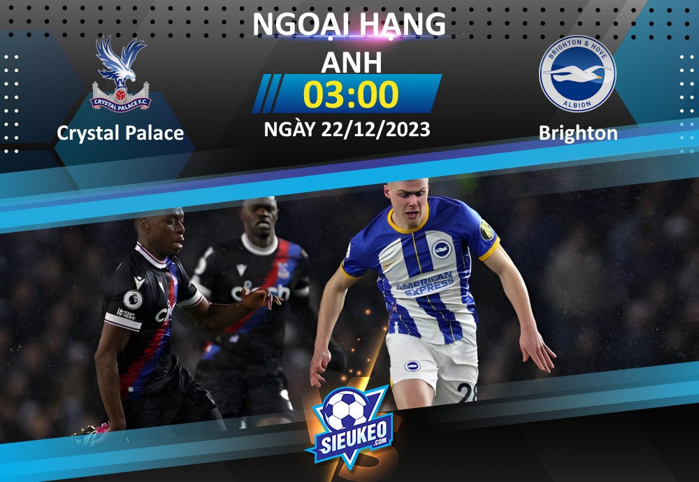 Soi kèo bóng đá Crystal Palace vs Brighton 03h00 ngày 22/12/2023: Bắn hạ “đại bàng”