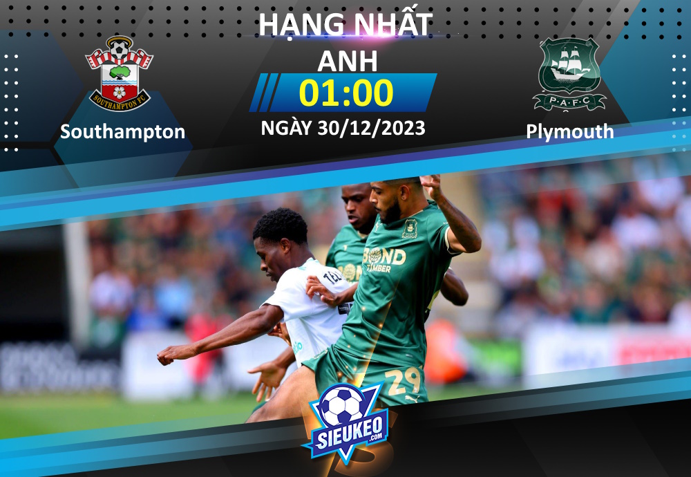 Soi kèo bóng đá Southampton vs Plymouth 01h00 ngày 30/12/2023: Tiệc tại St Mary’s