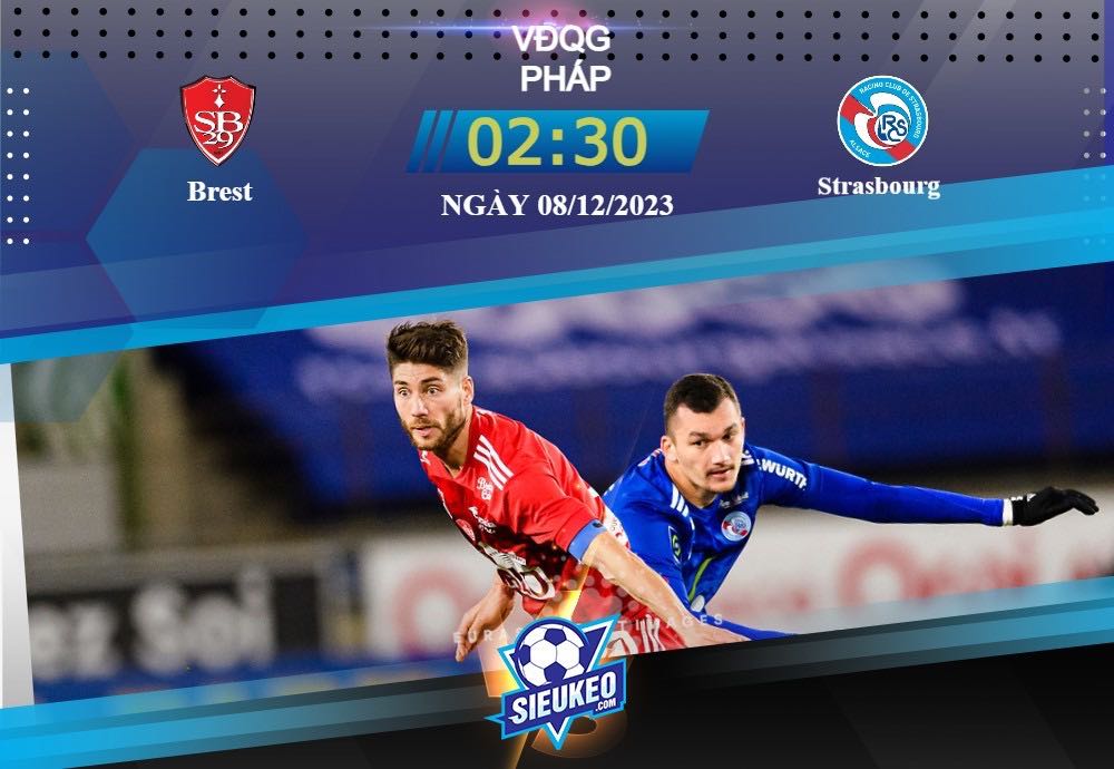 Soi kèo bóng đá Brest vs Strasbourg 02h30 ngày 08/12/2023: Thoát khỏi giông bão