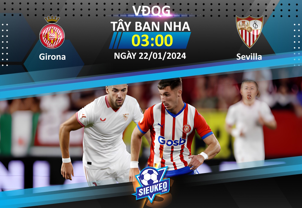 Soi kèo bóng đá Girona vs Sevilla 03h00 ngày 22/01/2024: Chủ nhà áp đảo