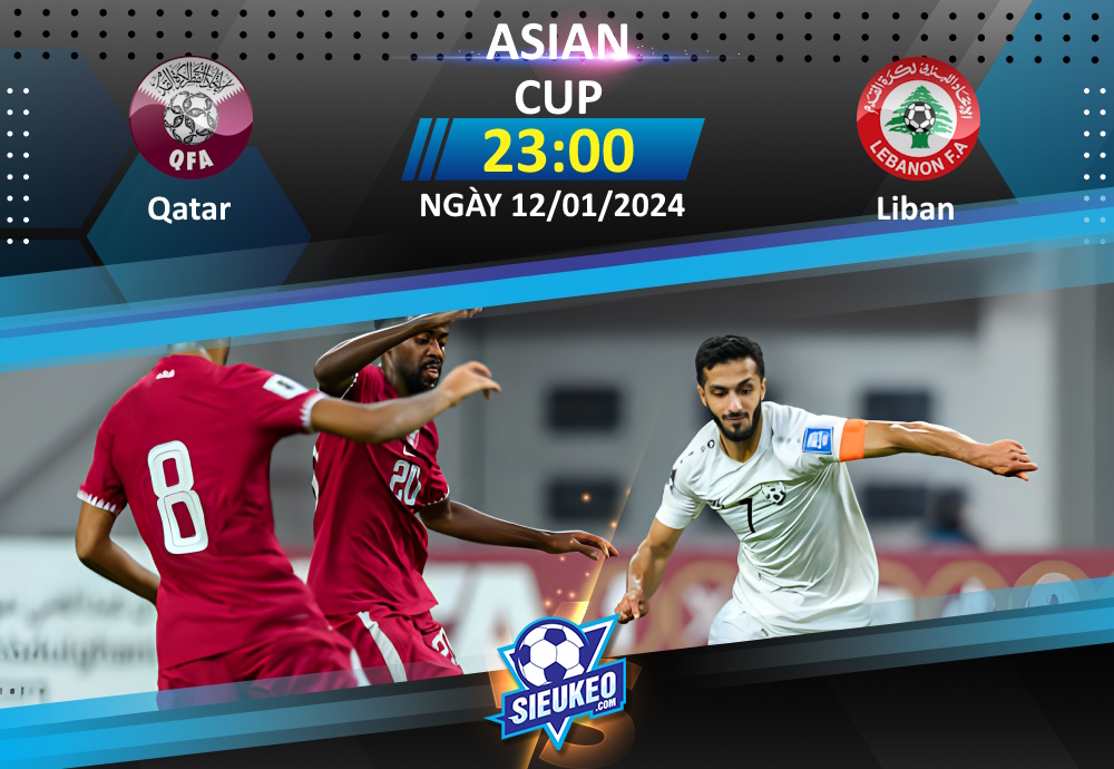 Soi kèo bóng đá Qatar vs Lebanon 23h00 ngày 12/01/2024: Khó có bất ngờ