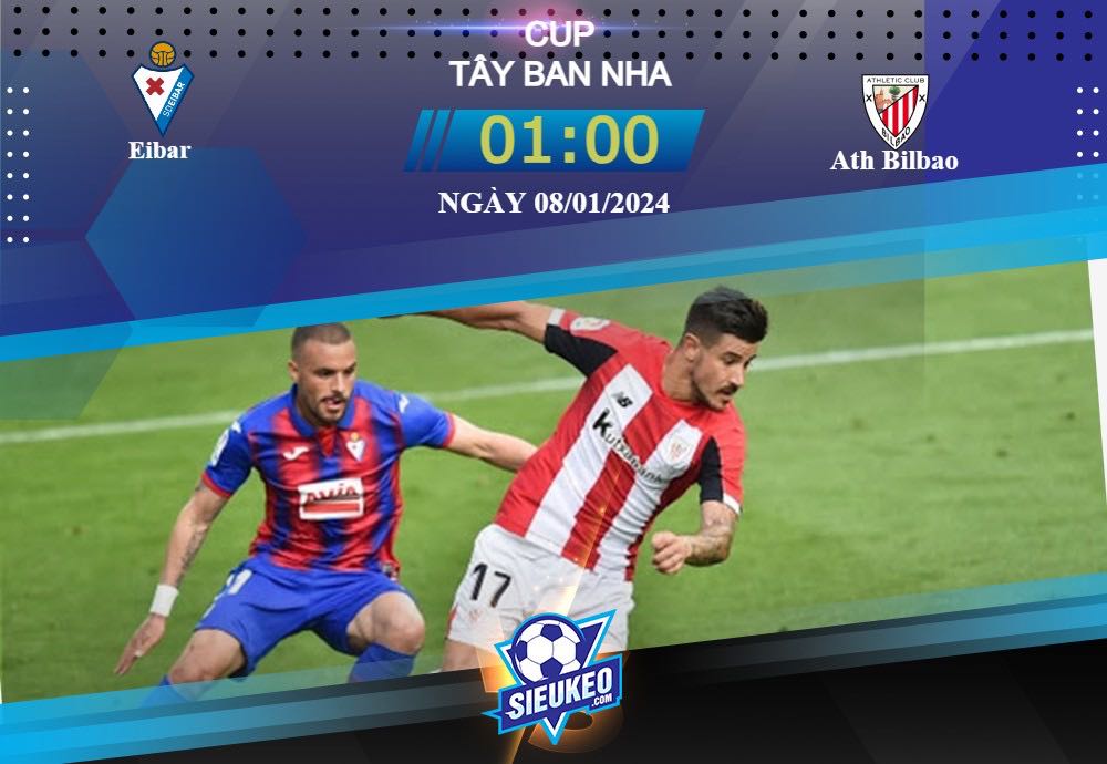 Soi kèo bóng đá Eibar vs Ath Bilbao 01h00 ngày 08/01/2024: Chạm mặt người xưa