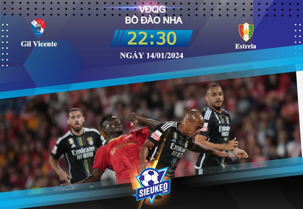 Soi kèo bóng đá Gil Vicente vs Estrela 22h30 ngày 14/01/2024: Dễ đến khó về