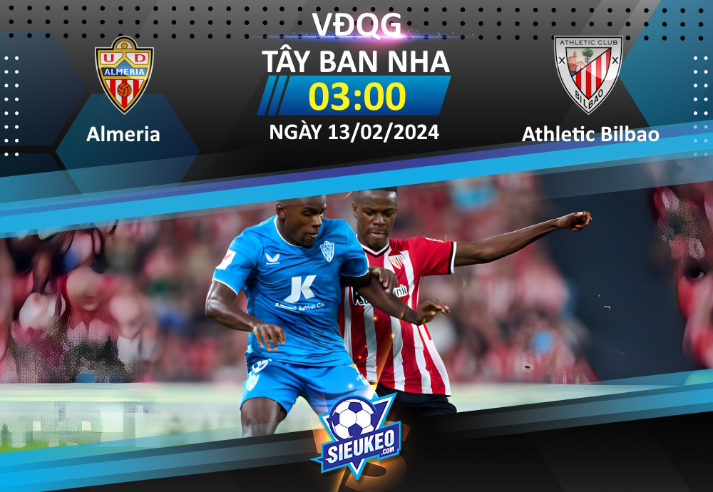 Soi kèo bóng đá Almeria vs Athletic Bilbao 03h00 ngày 13/02/2024: Vững bước hành quân