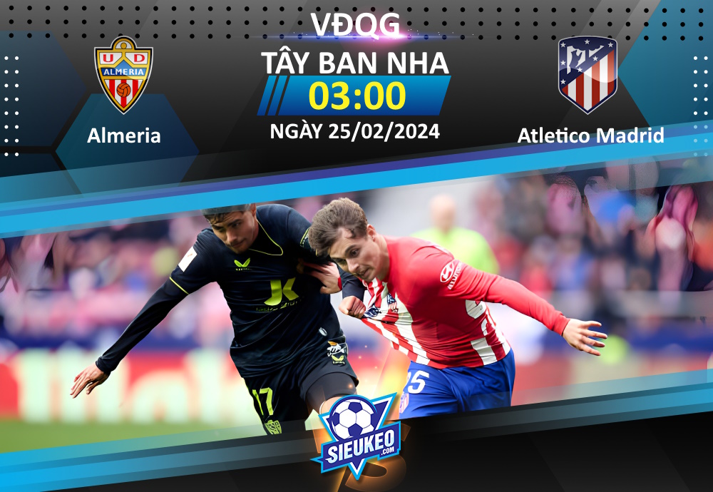 Soi kèo bóng đá Almeria vs Atletico Madrid 03h00 ngày 25/02/2024: Vùi dập chủ nhà