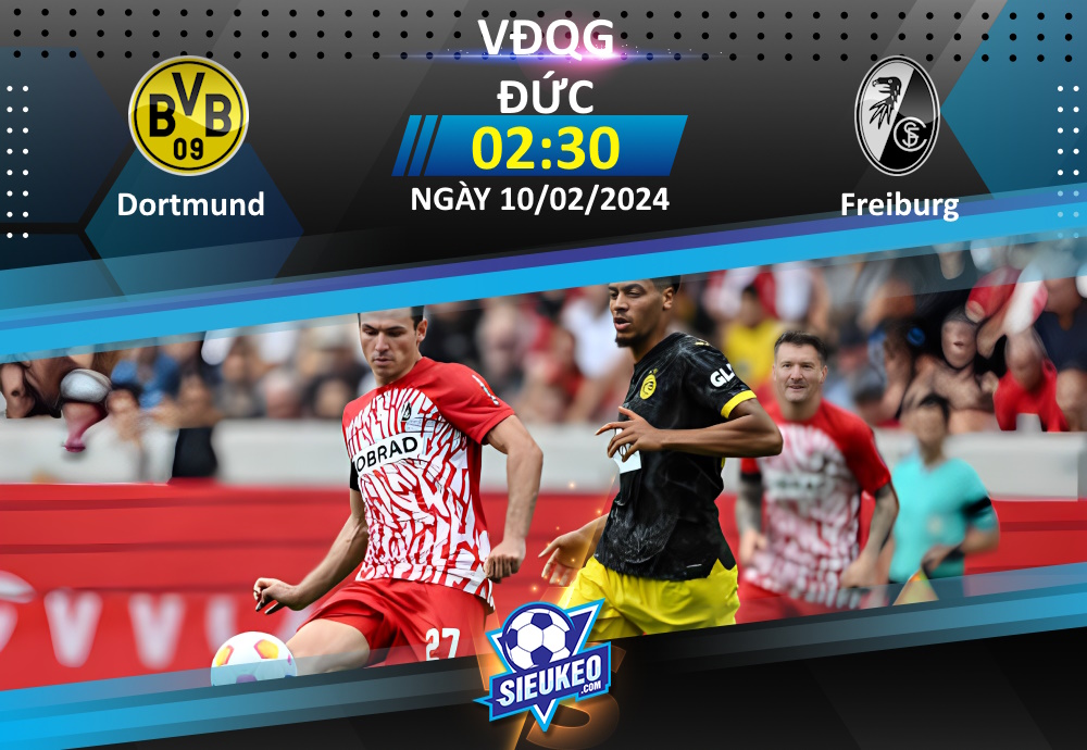 Soi kèo bóng đá Dortmund vs Freiburg 02h30 ngày 10/02/2024: Khách sa sút