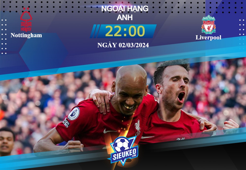 Soi kèo bóng đá Nottingham vs Liverpool 22h00 ngày 02/03/2024: Hào khí ngút trời