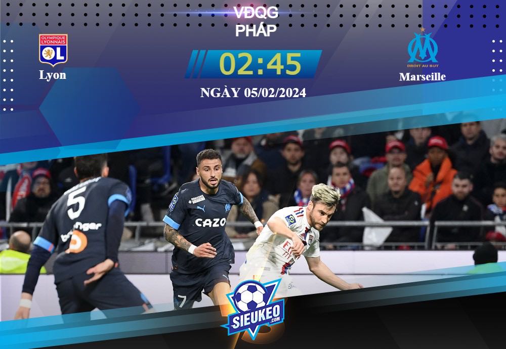 Soi kèo bóng đá Lyon vs Marseille 02h45 ngày 05/02/2024: Đội khách vượt trội